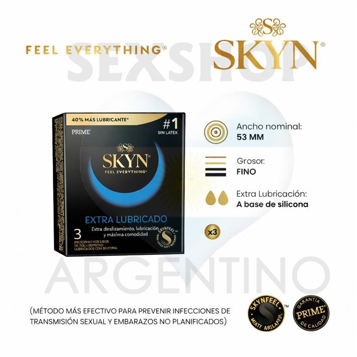 Preservativos Skyn Extra Lubricados